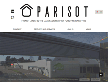 Tablet Screenshot of parisot.com